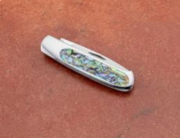 Mosaic Abalone Slip Joint with nail nick