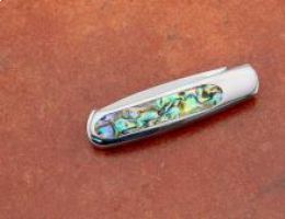 Mosaic Abalone Slip Joint with nail nick