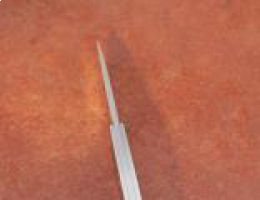 Mosaic Abalone Slip Joint with nail nick