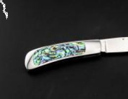 Mosaic Abalone Slip Joint with Dellana Dots