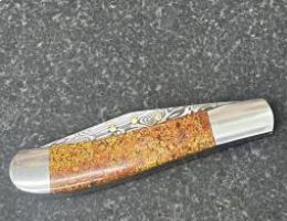 Autumn Leaf Moss Agate Slip Joint