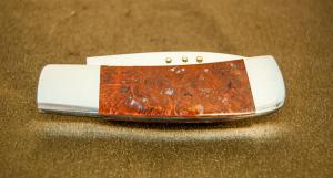 Red Lightning Agate Slip Joint