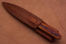Jigged Bone Amber Stag Dagger