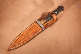 Takefu Suminagashi Amber Stag Dagger