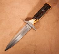 Takefu Suminagashi Amber Stag Dagger