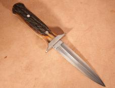 Takefu Suminagashi Amber Stag Dagger