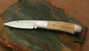 Bark Mammoth ivory Slipjoint