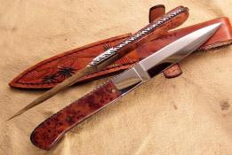 Amboyna Boot Dagger